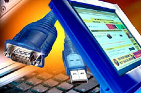 У нас всё через USB