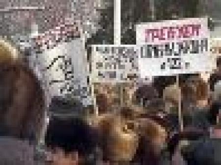 2 тыс. жителей Тольятти вышли на митинг против замены льгот